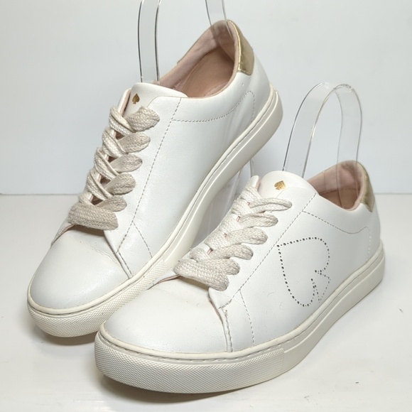kate spade Shoes - Kate Spade New York Angelise white leather sneakers womans size 8 EU 38.5